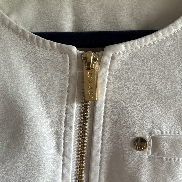 NWOT Vegan Leather Calvin Klein Jacket - Picture 8 of 8
